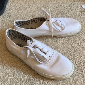 White Vans Kids Size 2
